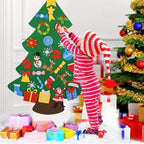 Árbol de Navidad de fieltro DIY para niños