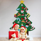 Árbol de Navidad de fieltro DIY para niños