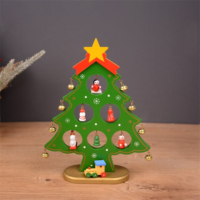 Árbol de Navidad de madera para montar