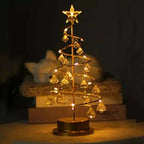 Árbol de Navidad LED elegante con luz cálida para ambiente festivo
