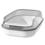 Arenero para gatos con tapa extraíble