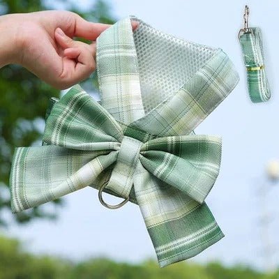 Arnés ajustable para perro AURÉLIEN con lazo decorativo