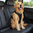 Arnés de seguridad para coche de malla transpirable ajustable para perros