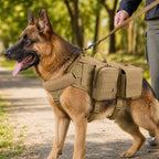 Arnés mochila táctico para perros – Senderismo y paseos diarios con bolsas desmontables