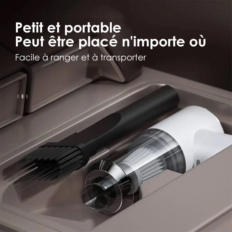 Aspirador de mano inalámbrico para coche