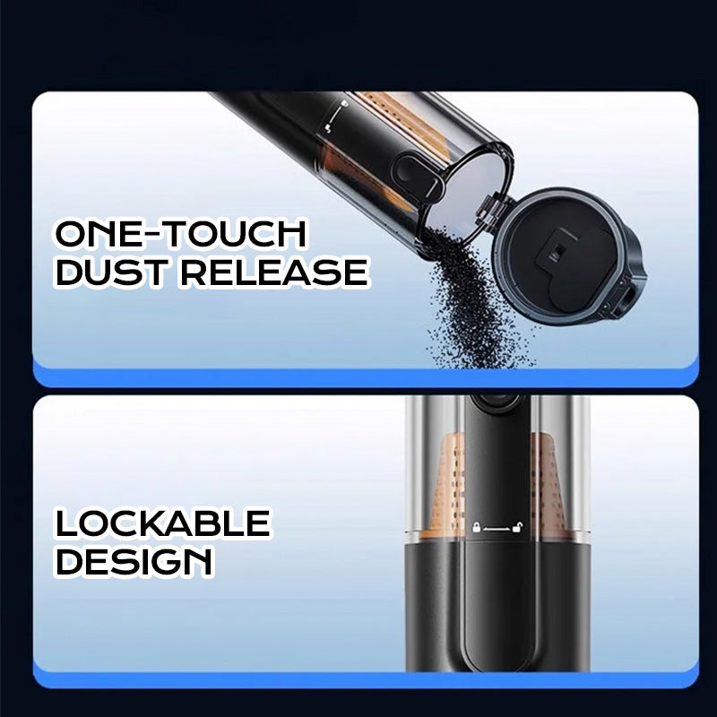 Aspirador de mano SwiftClean con 5 accesorios versátiles