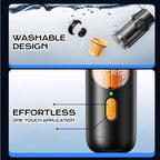 Aspirador de mano SwiftClean con 5 accesorios versátiles