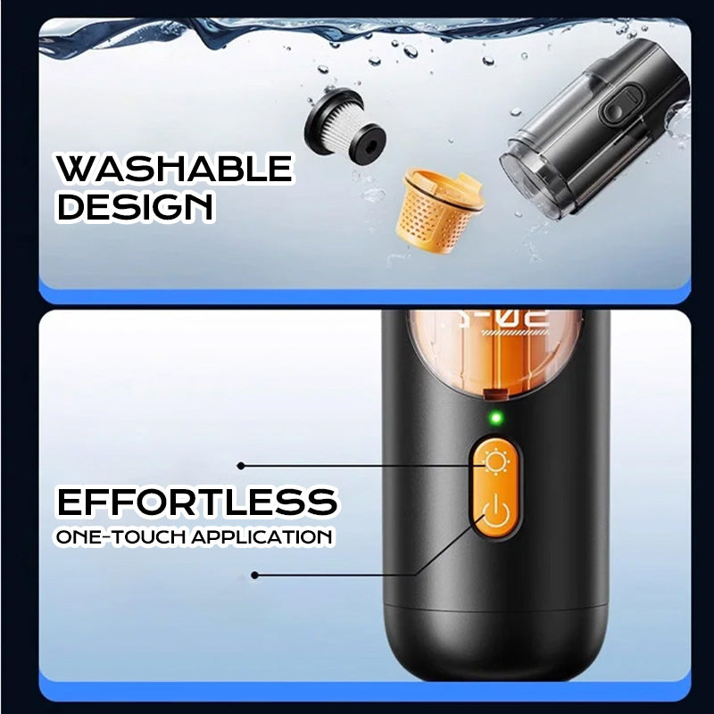 Aspirador de mano SwiftClean con 5 accesorios versátiles