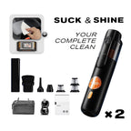 Aspirador de mano SwiftClean con 5 accesorios versátiles