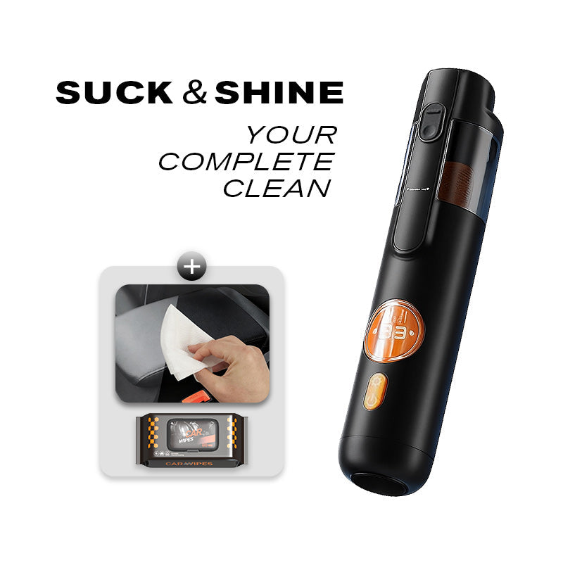 Aspirador de mano SwiftClean con 5 accesorios versátiles