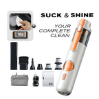 Aspirador de mano SwiftClean con 5 accesorios versátiles