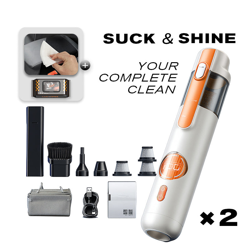 Aspirador de mano SwiftClean con 5 accesorios versátiles
