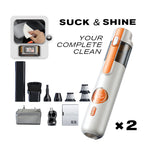 Aspirador de mano SwiftClean con 5 accesorios versátiles