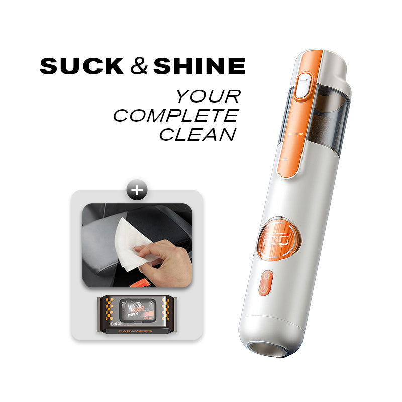 Aspirador de mano SwiftClean con 5 accesorios versátiles