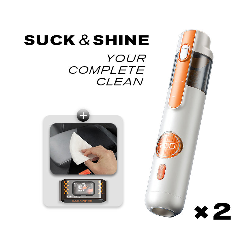 Aspirador de mano SwiftClean con 5 accesorios versátiles