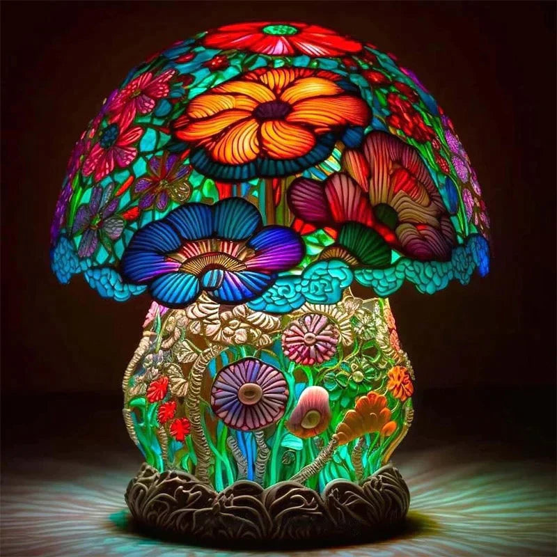 AuraGlass – Lámpara mágica de cristal de colores para un ambiente relajante