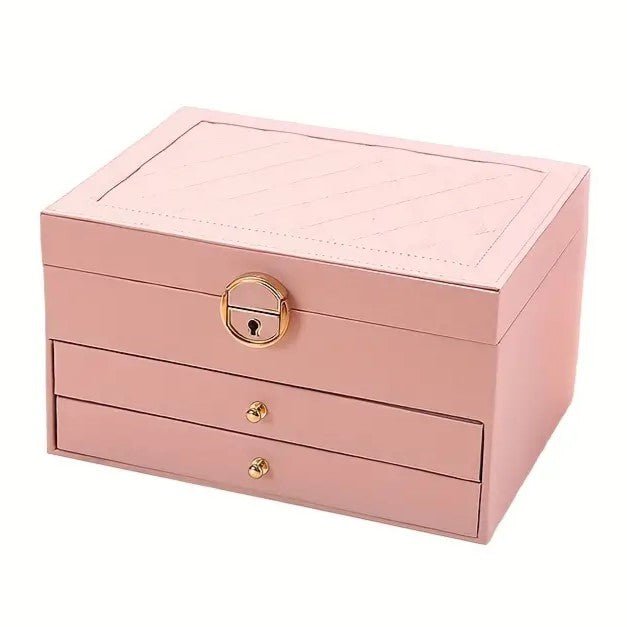 AURELIA BOX – Joyero de piel multicapa para un almacenamiento elegante