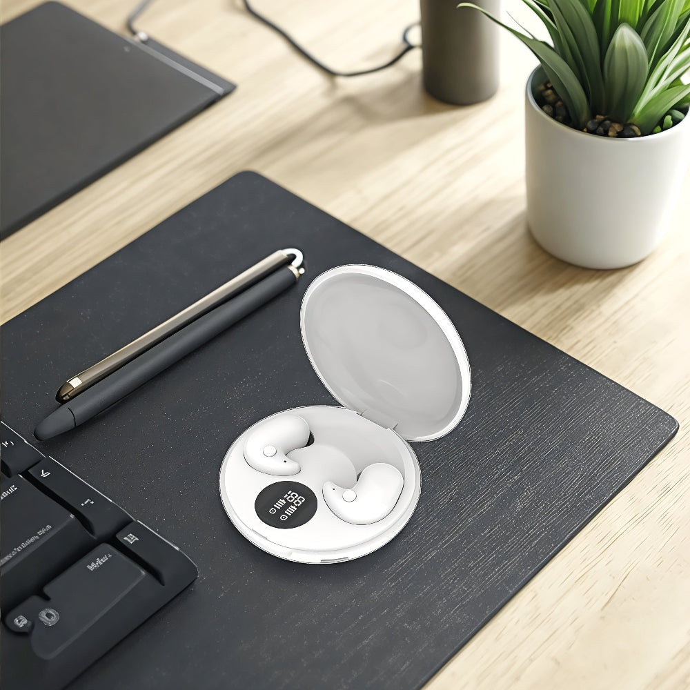 Auriculares Bluetooth inalámbricos con estuche de carga