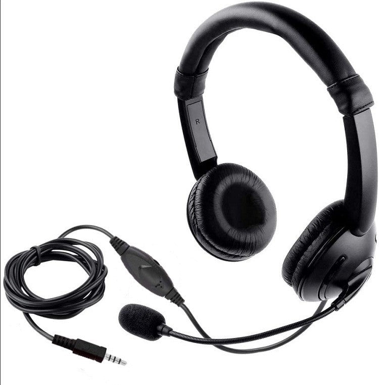Auriculares con cable y micrófono ultraligeros