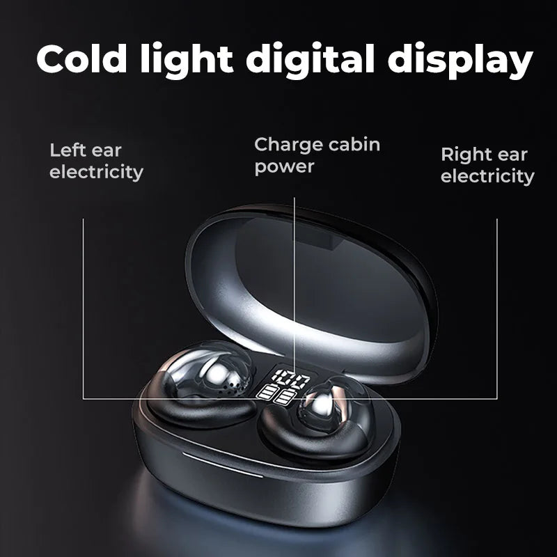 Auriculares deportivos inalámbricos de conducción ósea ultraligeros con Bluetooth