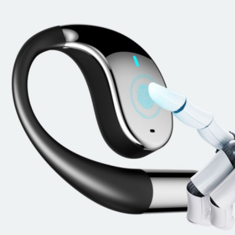 Auriculares inalámbricos de oído abierto con pantalla LED