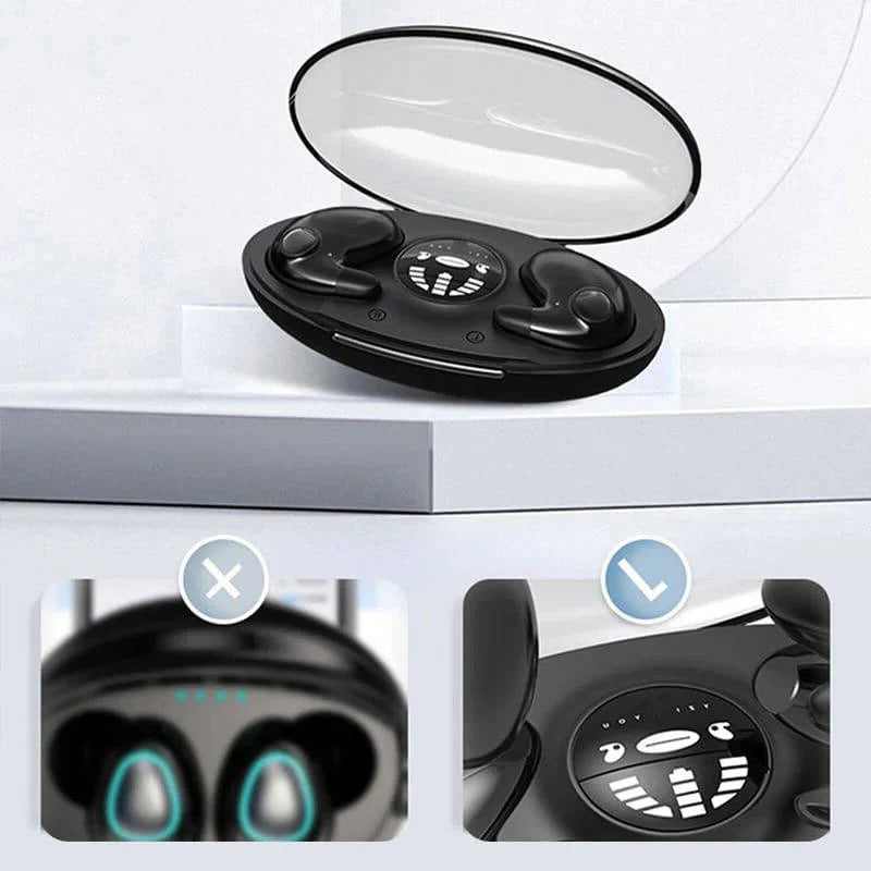 Auriculares para dormir, ultraligeros, diseño fino para máximo confort nocturno