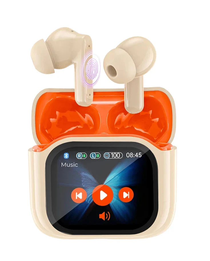 Auriculares de traducción en tiempo real con pantalla táctil y cancelación de ruido