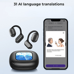Auriculares traductores con IA para viajes