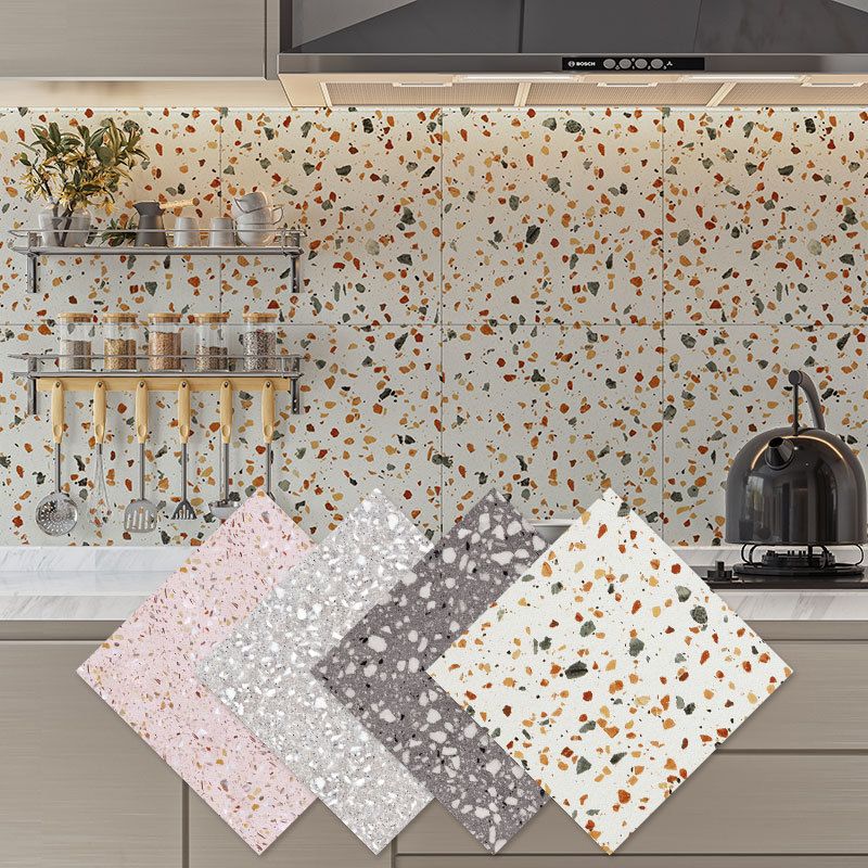 Azulejos adhesivos de PVC cuadrados impermeables