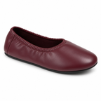 Bailarinas burdeos para mujer sin cordones ORNISHOP