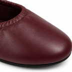 Bailarinas burdeos para mujer sin cordones ORNISHOP