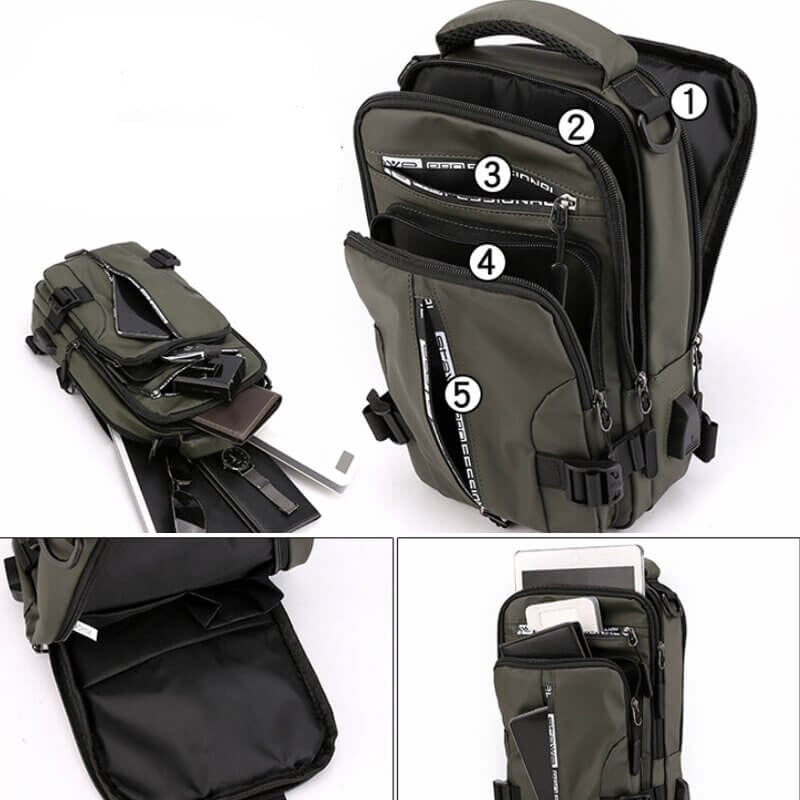Bandolera CityTrek impermeable de Oxford