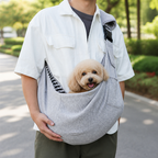 Bandolera ergonómica manos libres para transportar mascotas (hasta 6,5 kg)