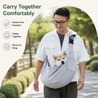 Bandolera ergonómica manos libres para transportar mascotas (hasta 6,5 kg)