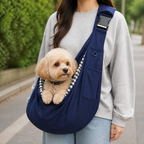 Bandolera ergonómica manos libres para transportar mascotas (hasta 6,5 kg)