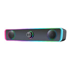 Barra de sonido con altavoz y LED RGB