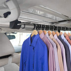 Barra extensible para colgar ropa en el coche, 89–99 cm, capacidad 13,6 kg