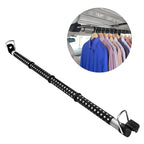 Barra extensible para colgar ropa en el coche, 89–99 cm, capacidad 13,6 kg