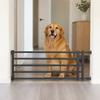 Barrera retráctil para perros sin taladrar (ancho ajustable)