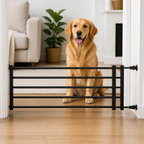 Barrera retráctil para perros sin taladrar (ancho ajustable)