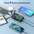 Batería externa de carga rápida 22,5 W, cargador inalámbrico portátil, power bank mini recargable para smartphones