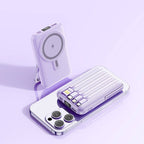 Batería externa de carga rápida 22,5 W, cargador inalámbrico portátil, power bank mini recargable para smartphones