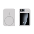 Batería externa magnética, carga inalámbrica de 15 W y carga rápida por cable de 22,5 W, pantalla LED, 10.000 o 20.000 m