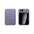Batería externa magnética, carga inalámbrica de 15 W y carga rápida por cable de 22,5 W, pantalla LED, 10.000 o 20.000 m