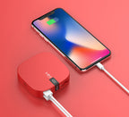 Batería externa mini de 10.000 mAh con carga rápida 2,1 A, pantalla LED y doble salida USB