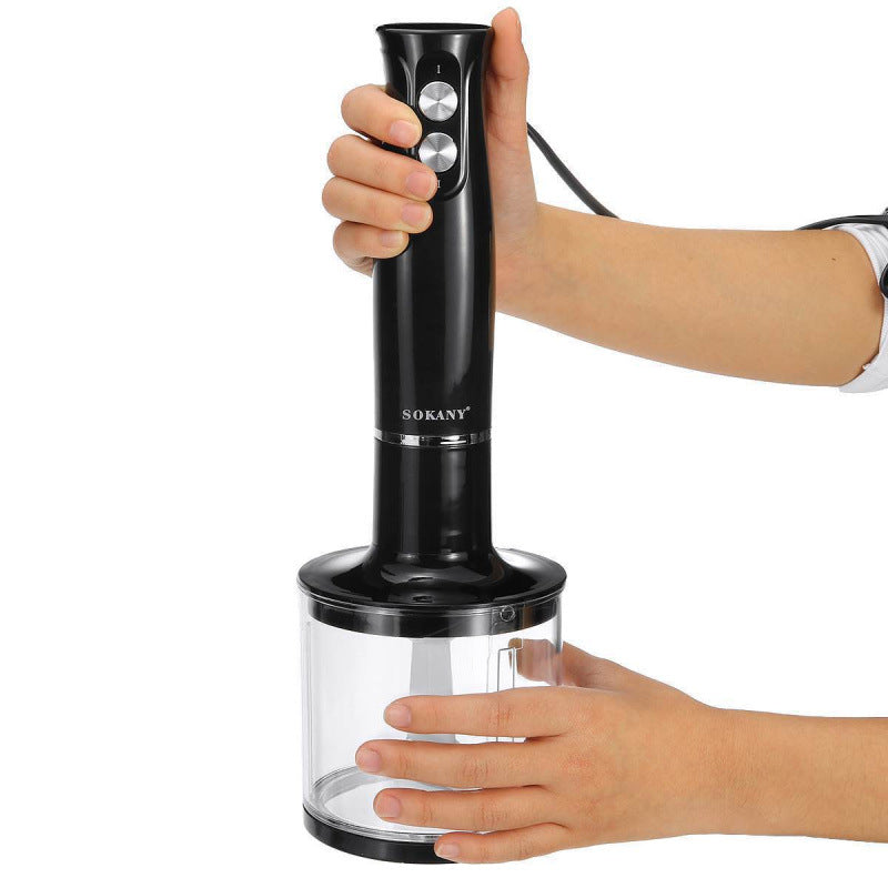 Batidora de mano multifunción con accesorios