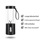 Batidora portátil de smoothies con 6 cuchillas potentes
