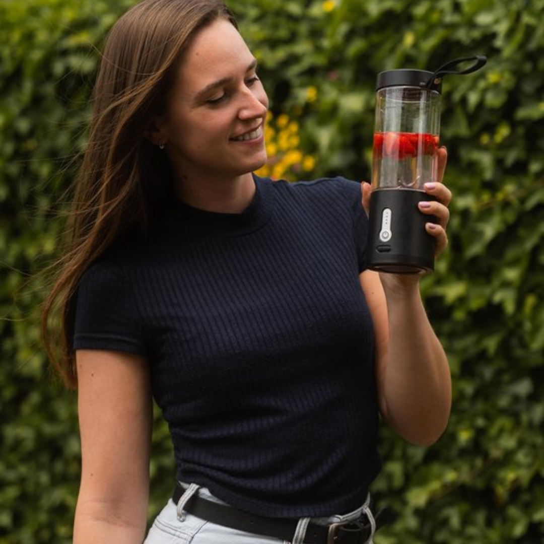 Batidora portátil de smoothies con 6 cuchillas potentes