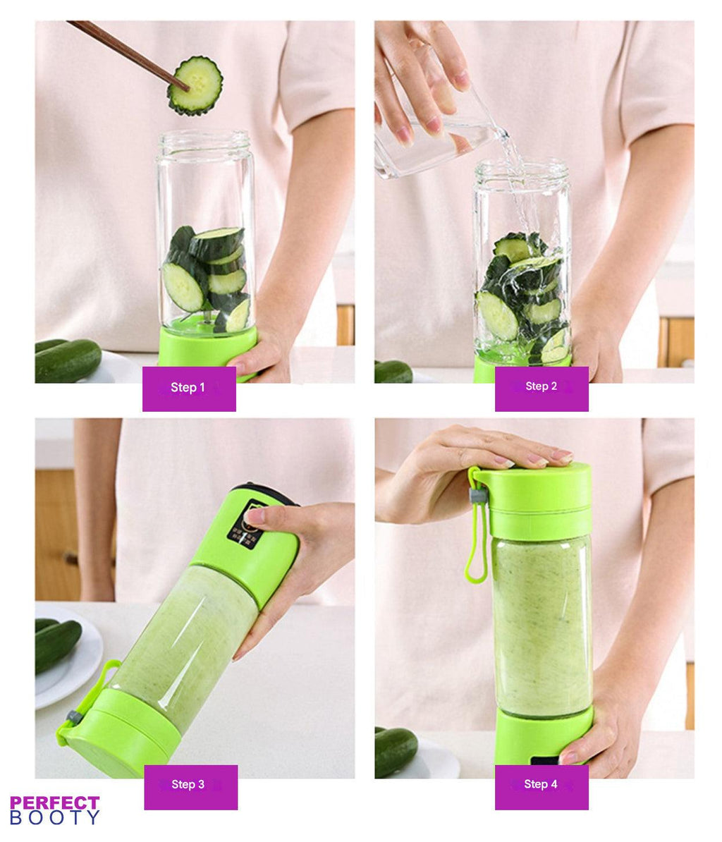 Batidora portátil de smoothies con función de vaso – FreshBlend To-Go