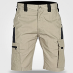 Bermudas cargo para hombre - Bermudas hasta la rodilla - Bermudas de senderismo con bolsillo con cremallera
